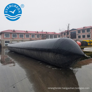 Long term use ship launching rubber airbag used in shipyard